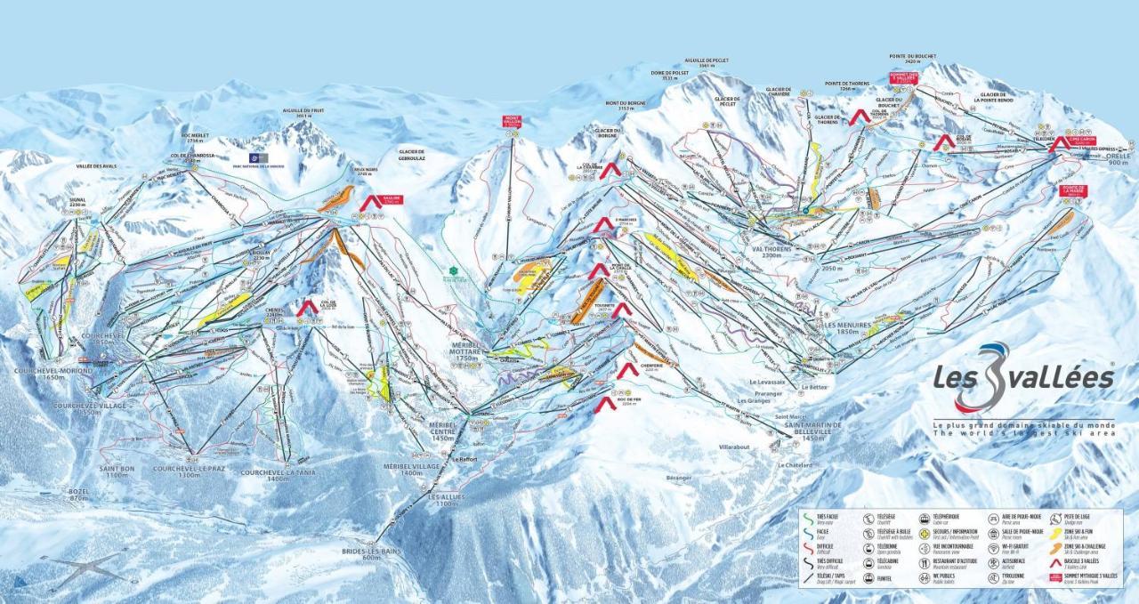 La Tania La Saboia Sleep 8 Private Sauna Lounge Dining 2 Bathrooms Kitchen 2 Balconies Ski In Out 외부 사진